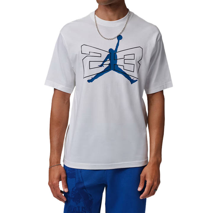 Jordan Jordan Brooklyn T Shirts Men's Sailboat Crew Neck Moderate
