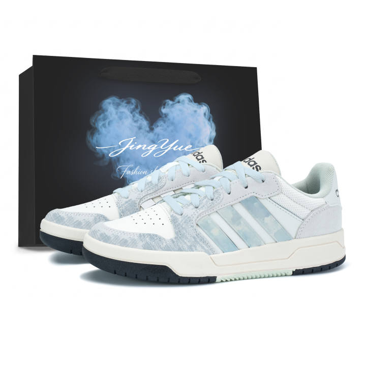 Adidas Adidas ENTRAP Skateboard Shoes Unisex Low Top White/Blue