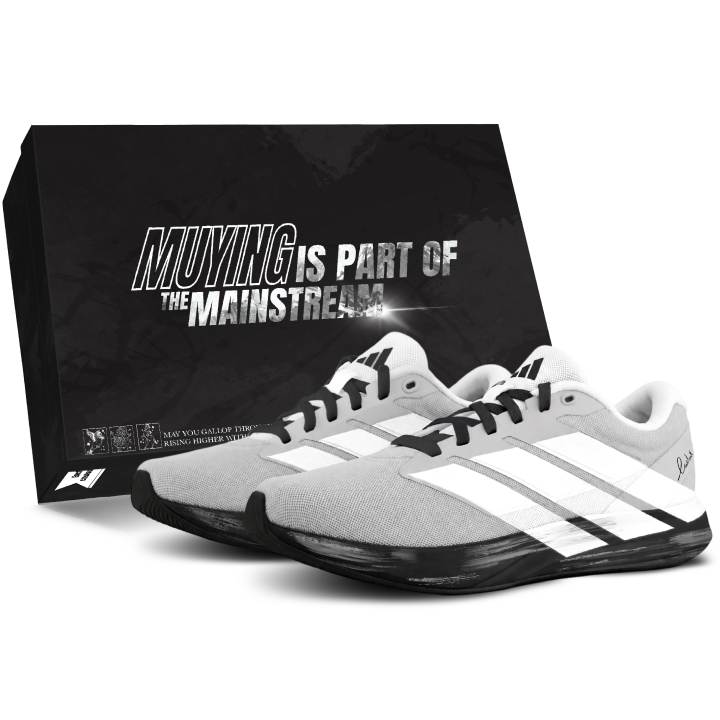 Adidas Adidas Duramo RC Running Shoes Unisex Low Top Gray/White/Black