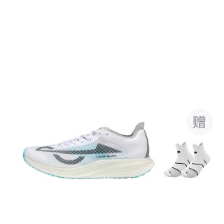 LOOP BURN Supercritical Foam Casual Training Racing Running Shoes Unisex Cloud Stream White