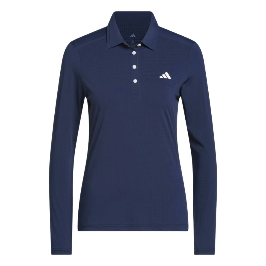 Adidas Adidas Ultimate365 Golf Clothing Women's University Marine Polo Collar Moderate