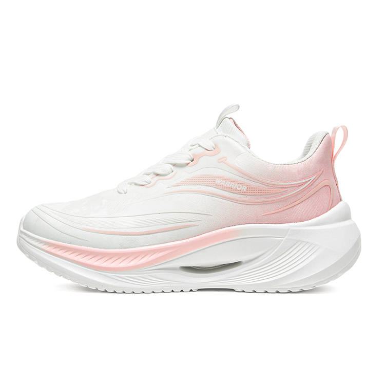 WARRIOR Running Shoes Women's Low Top White Pink