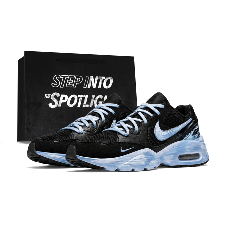Nike Nike Air Max Fusion Running Shoes Unisex Low Top Black Gray