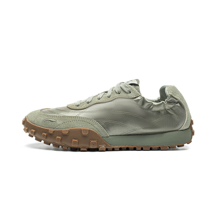 Li-Ning Li Ning Film Jane Casual Shoes Women's Low Top Grass Green