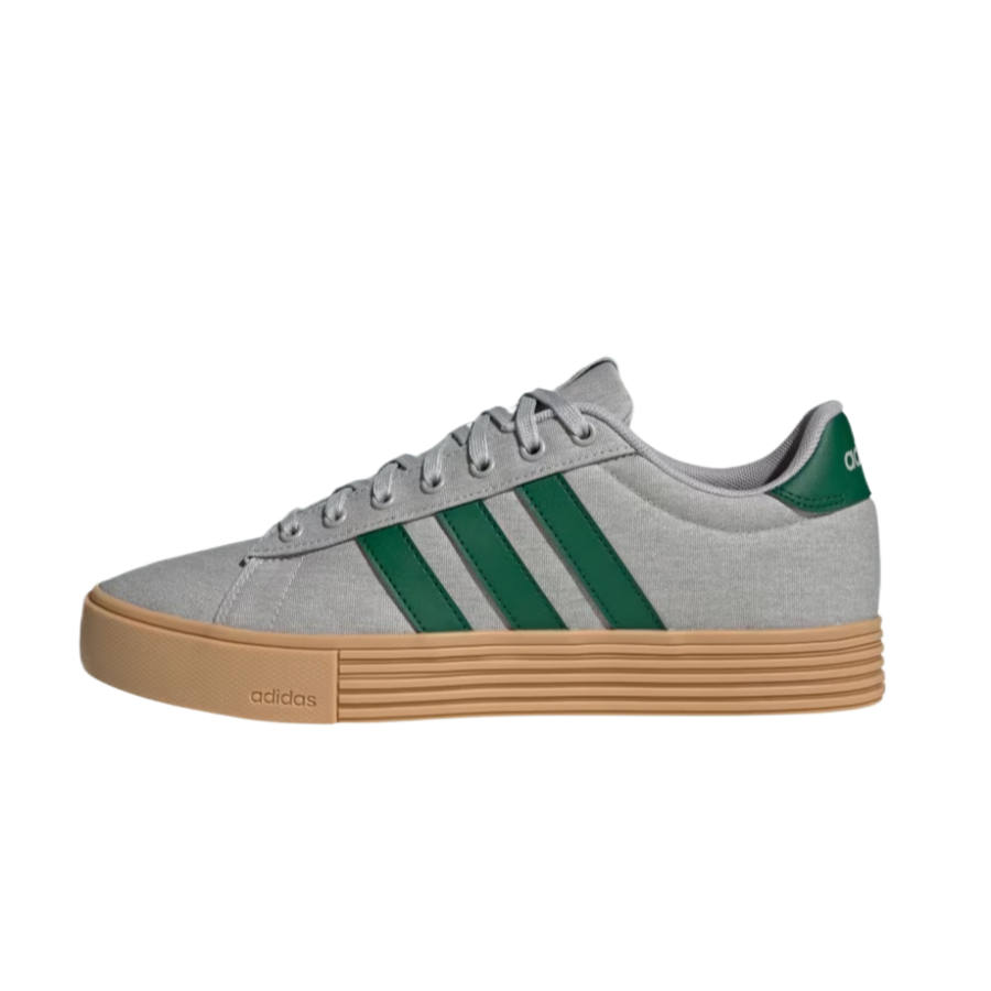 Adidas Adidas Daily 4.0 Skateboard Shoes Unisex Low Top Gray No. 2/Chewing Gums/University Green