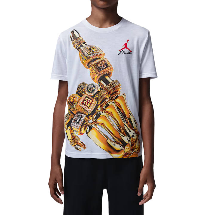 Jordan Jordan Kids T Shirts Crew Neck Moderate