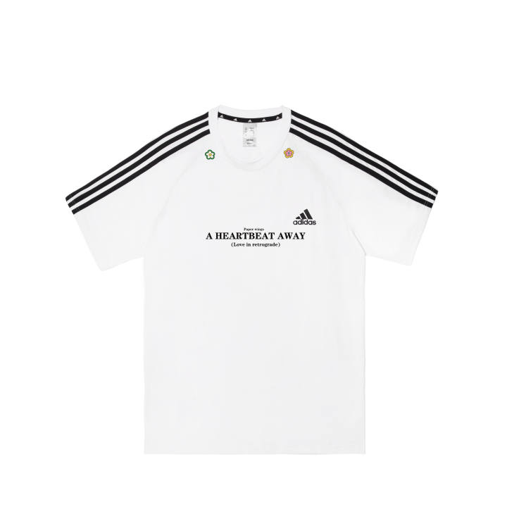 Adidas Adidas T Shirts Men's White Crew Neck Moderate