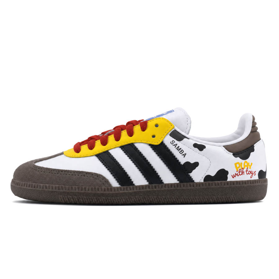 Adidas Originals SAMBA OG German Army Trainers Unisex Low Top Black/White/Yellow/Red/Brown