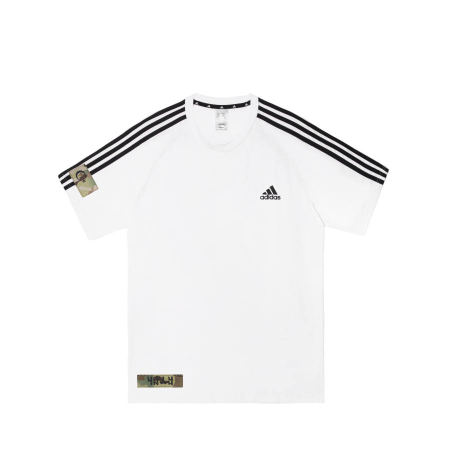 Adidas Adidas T Shirts Men's White Crew Neck Moderate