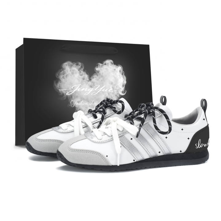 Adidas Adidas VS JOG 2.0 German Army Trainers Unisex Low Top Silver/Black