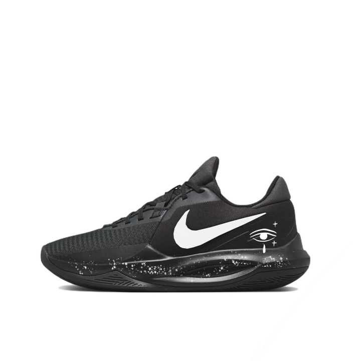 Nike Nike Precision 6 Basketball Shoes Men's Low Top Black/White