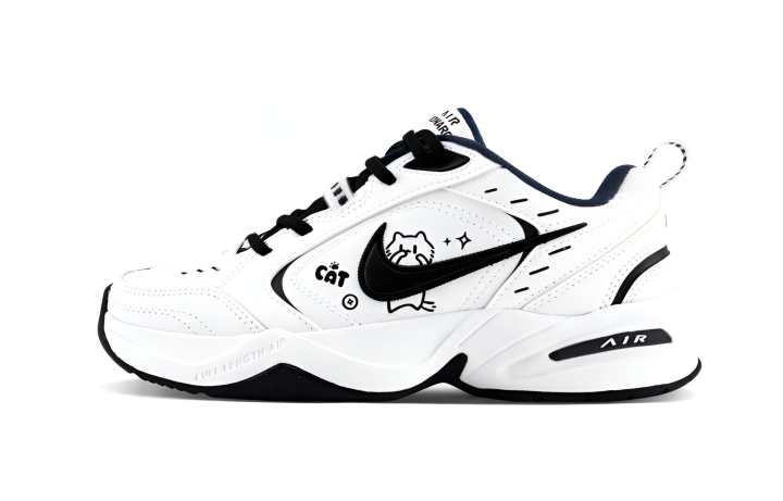 Nike Nike Air Monarch 4 Chunky Sneakers Men's Low Top White/Black