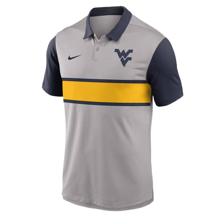 Nike Nike Dri Fit College Polo Shirts Men's Gray Polo Collar Moderate Other