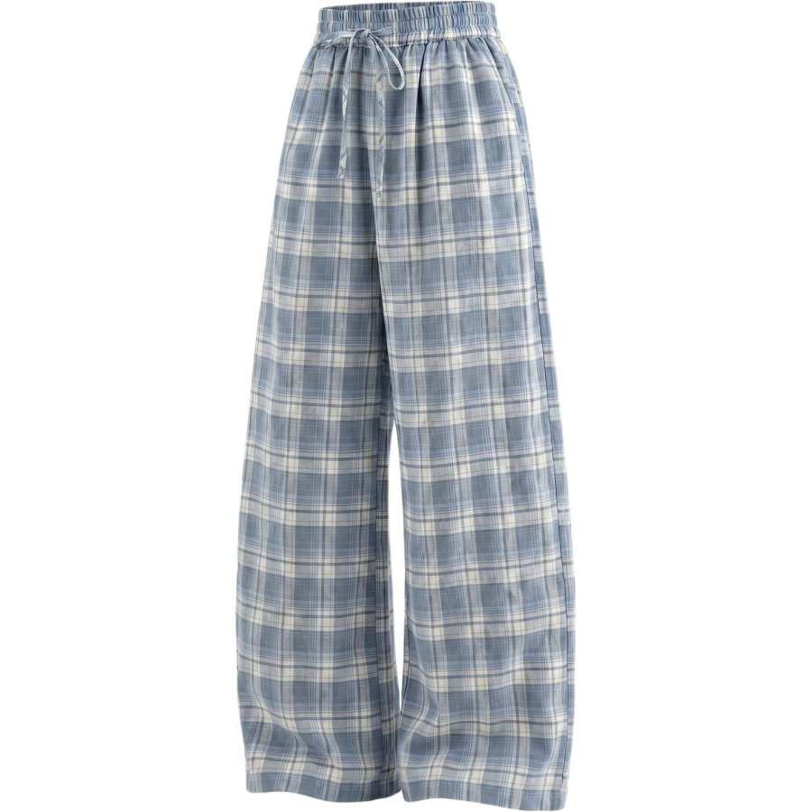SNBL Casual Pants Women's Blue Moderate Wide Leg Pants
