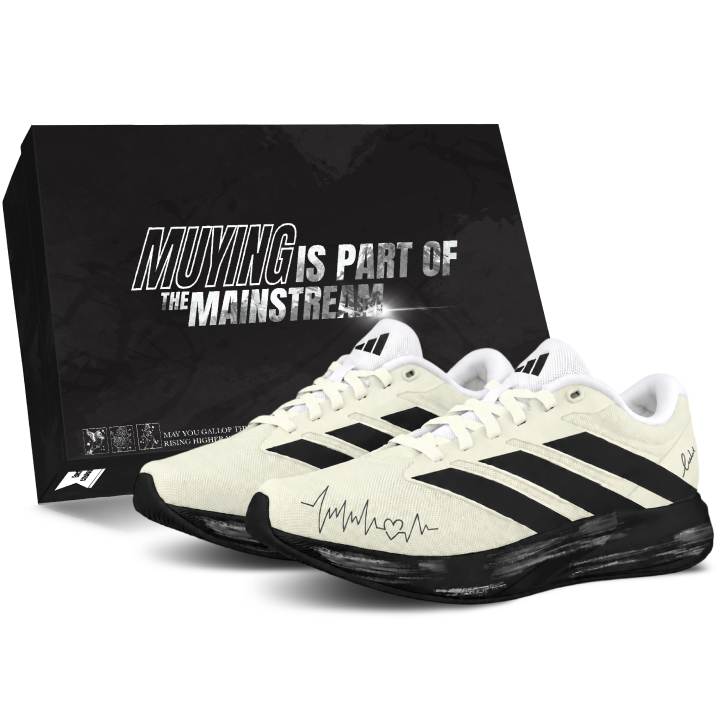 Adidas Adidas Duramo RC Running Shoes Unisex Low Top Beige/Black