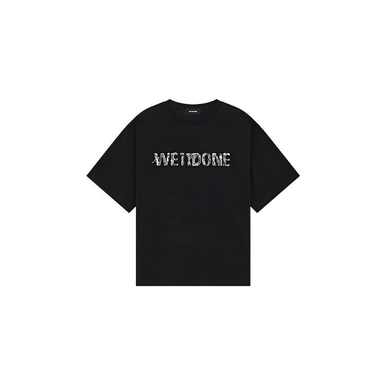 WE11DONE WE11DONE T Shirts Unisex Black Crew Neck