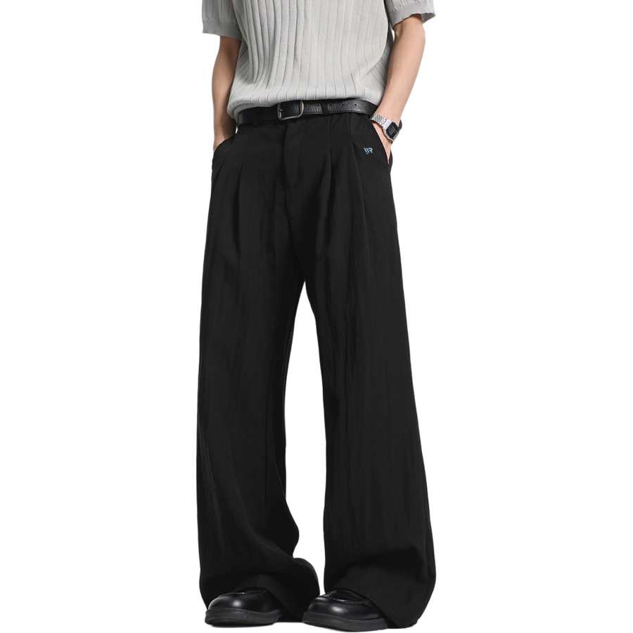WARRIOR WARRIOR Suit Pants Unisex Thin Wide Leg Pants