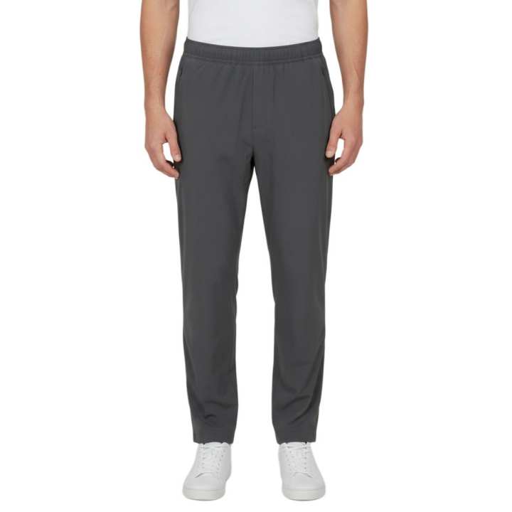 Adidas Adidas Casual Pants Men's Black Gray Color Moderate
