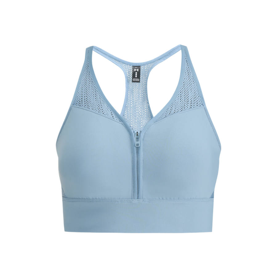 Under Armour Sleeveless Sports Shirts Women's Trendset Blue V Neck Moderate Other