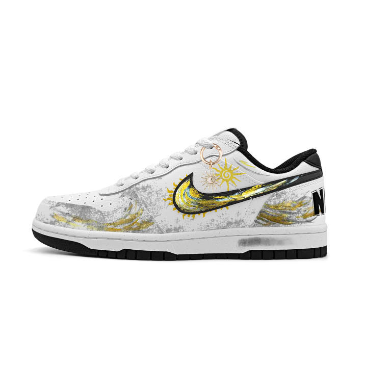 Nike Nike Big Skateboard Shoes Men's Low Top Gold