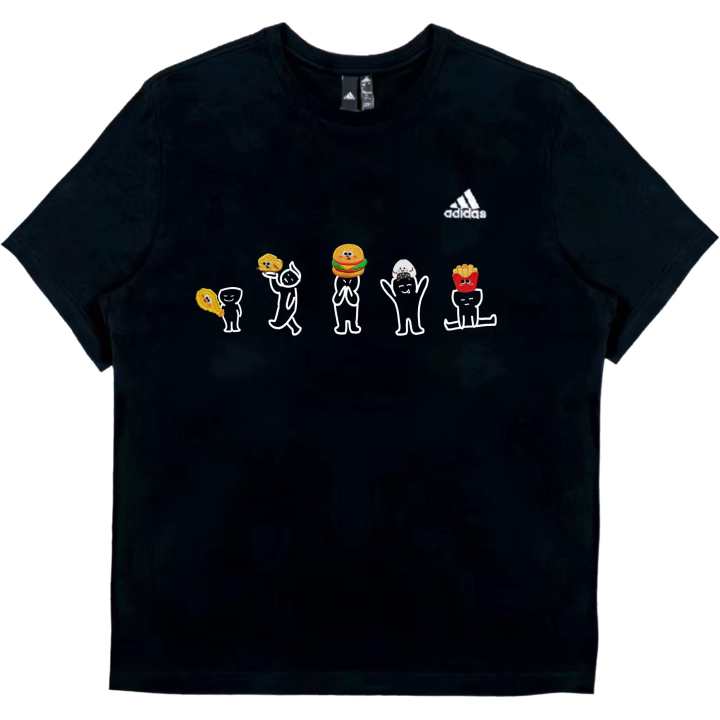 Adidas Adidas MUST HAVES T Shirts Unisex Black Crew Neck Moderate
