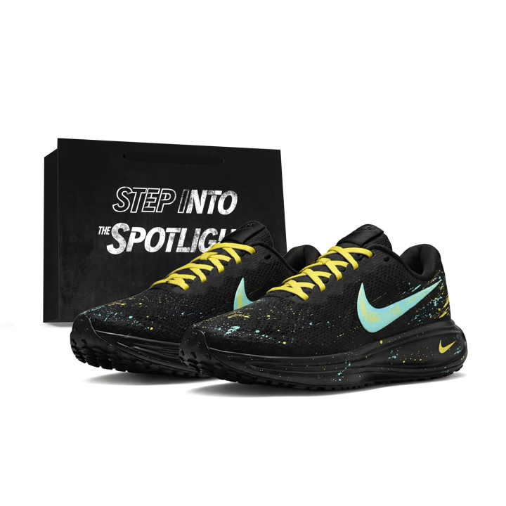 Nike Nike REVOLUTION 8 Running Shoes Unisex Low Top Black, Yellow, Cyan