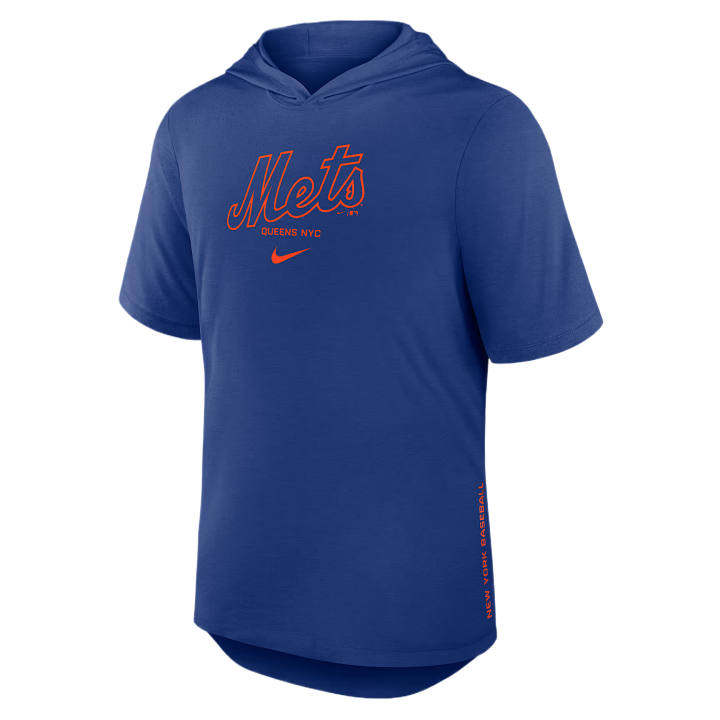 Nike Nike T Shirts Men's Royal Hooded Non Detachable