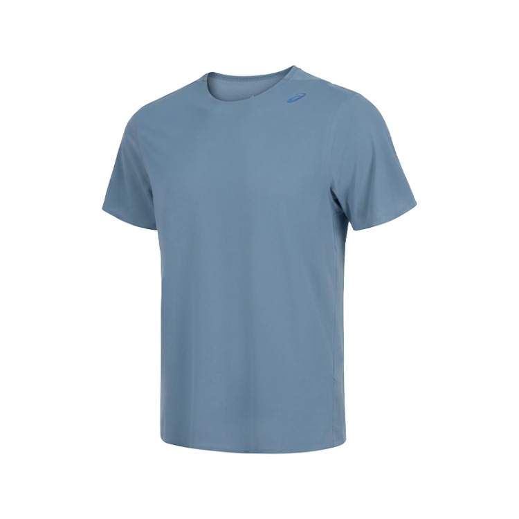 ASICS ASICS D.FRESH Running T Shirts Men's Blue Crew Neck