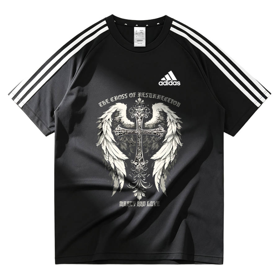 Adidas Adidas Football T Shirts Unisex Black Crew Neck Moderate