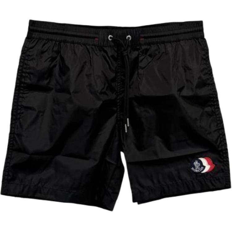 Moncler Casual Shorts Unisex Black Moderate