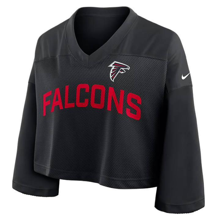Nike Nike NFL Rugby Jerseys Women's Black V Neck Moderate