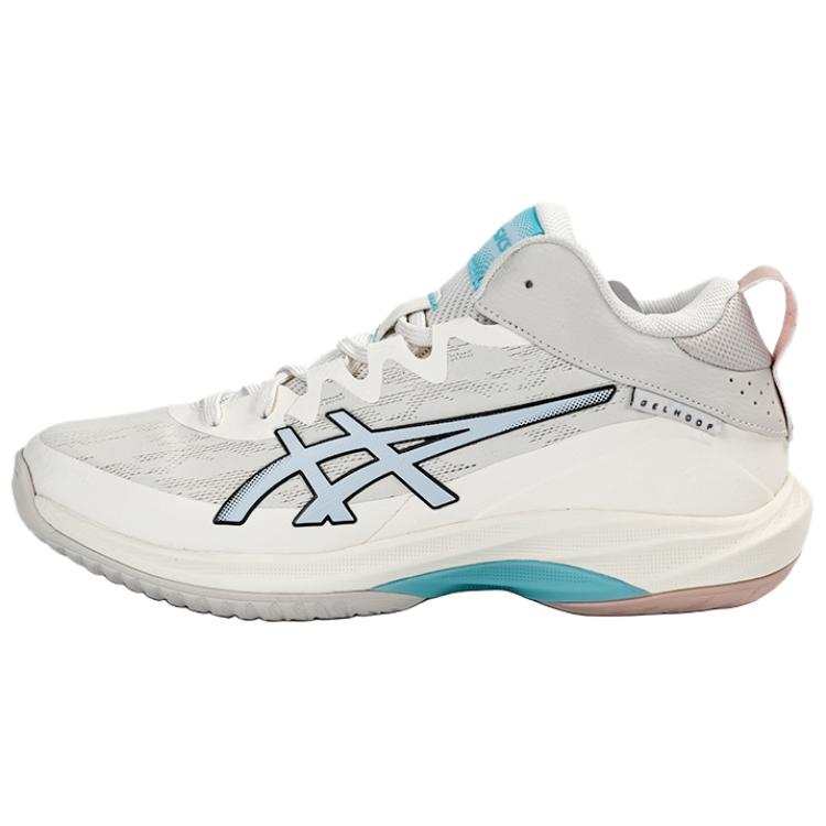 ASICS GELHOOP V17 Basketball Shoes Men's Low Top Beige Blue