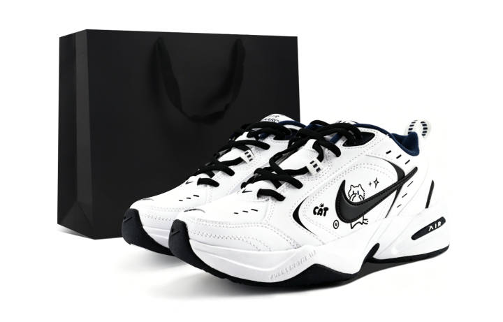 Nike Nike Air Monarch 4 Chunky Sneakers Men's Low Top White/Black