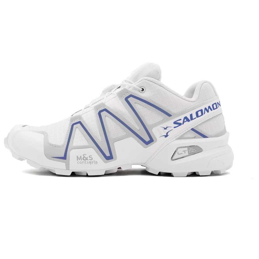 SALOMON Speedcross 3 Running Shoes Unisex Low Top White Blue