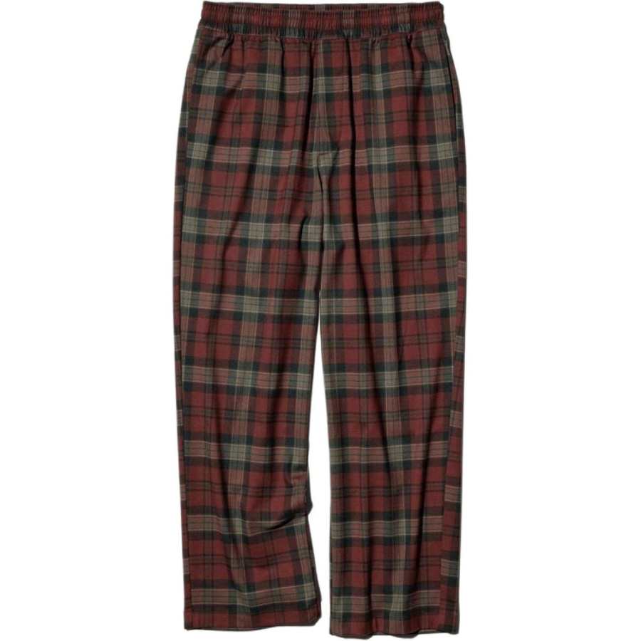 UNIQLO Casual Pants Unisex 17 Maroon Moderate
