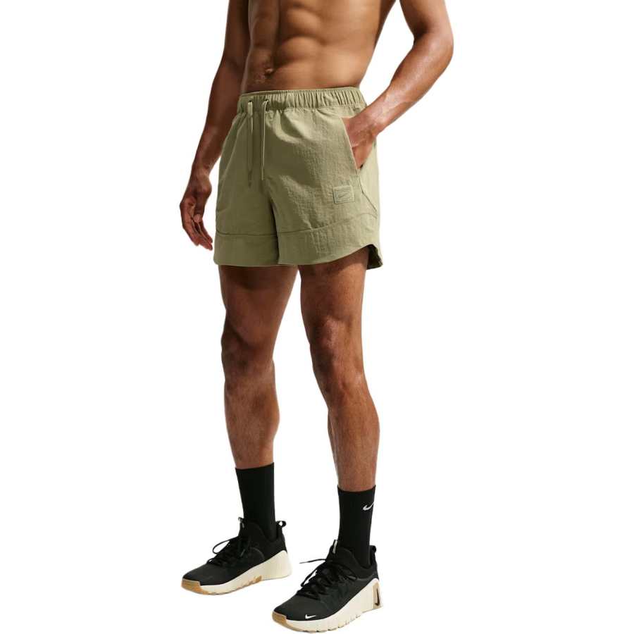 Nike Nike Sports Shorts Men's Gray Olive Green
