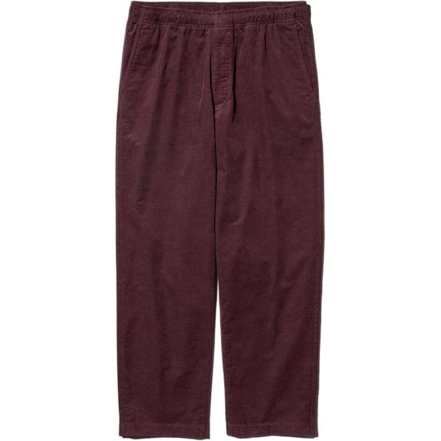 UNIQLO Casual Pants Unisex Dark Red Moderate