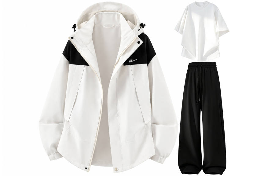 WARRIOR Casual Sportswear Unisex Hooded Non Detachable Moderate