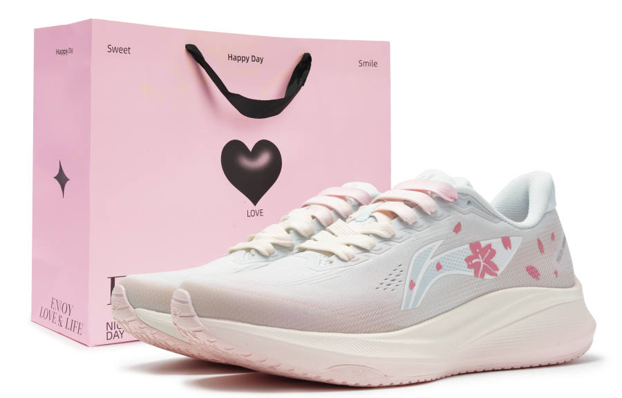 Li-Ning Li Ning Red Hare 9 Running Shoes Women's Low Top White/Pink