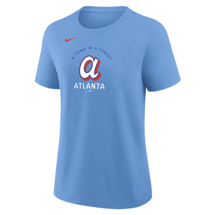 Nike Nike X MLB T Shirts Women's Pink/Blue Crew Neck