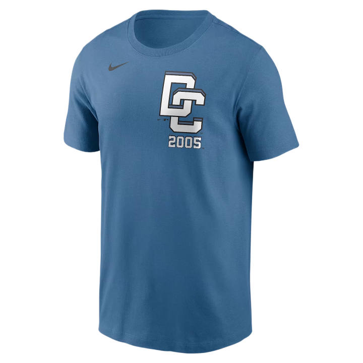 Nike Nike X MLB T Shirts Men's Marine Blue Crew Neck Moderate