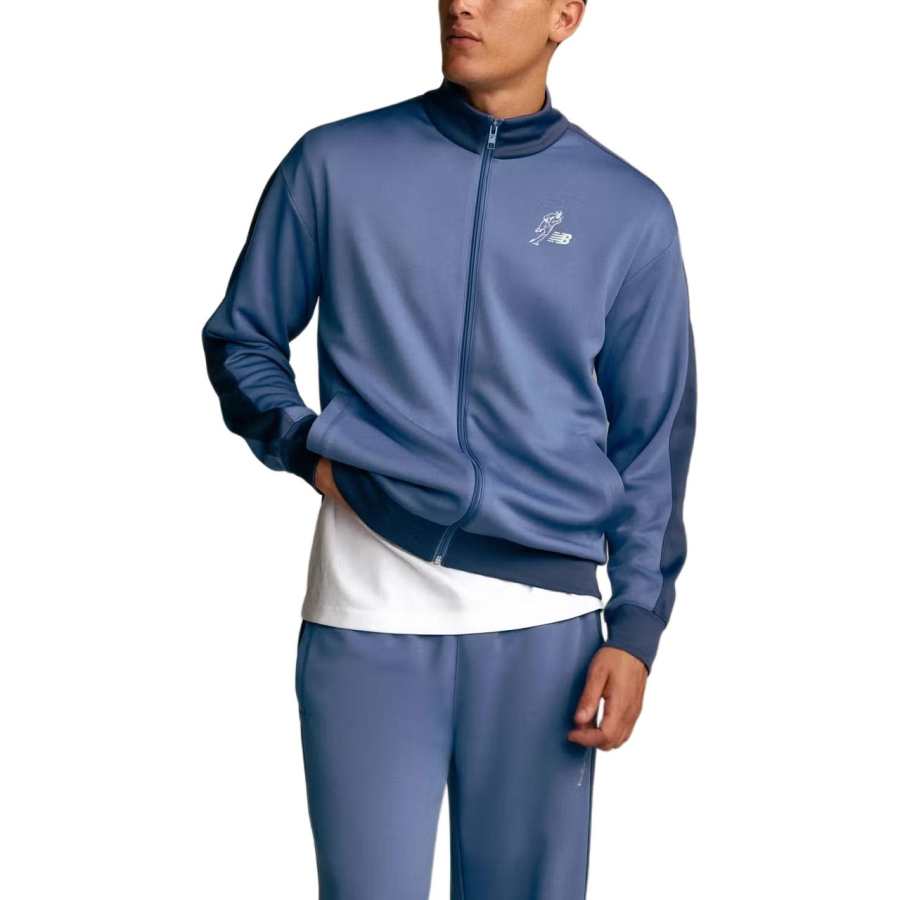 New Balance New Balance Shohei Ohtani Jackets Men's Blue Stand Collar Moderate