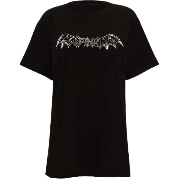 Victoria's Secret T Shirts Women's Black Crew Neck