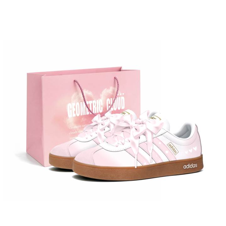 Adidas Adidas VL COURT 2.0 German Army Trainers Women's Low Top Pink