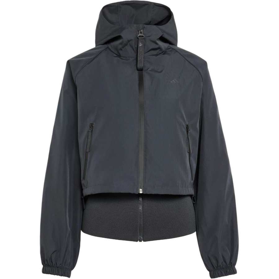 Adidas Adidas X Stella McCartney Track Jackets Women's Carbon Black Hooded Non Detachable Moderate