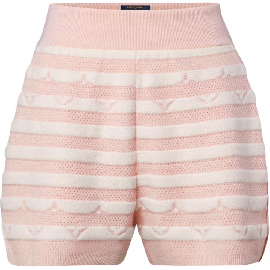 LOUIS VUITTON Casual Shorts Women's Pink White Multicolor Moderate Other