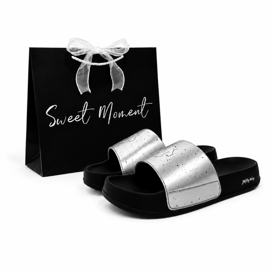 DESCENTE DESCENTE ICING NAS Slide Slippers Unisex Silver