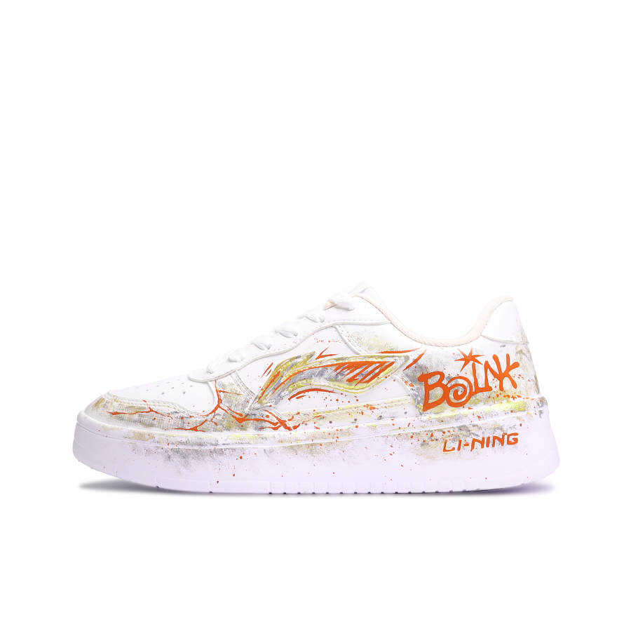 Li-Ning Li Ning Floating Boat Skateboard Shoes Men's Low Top Yellow Green