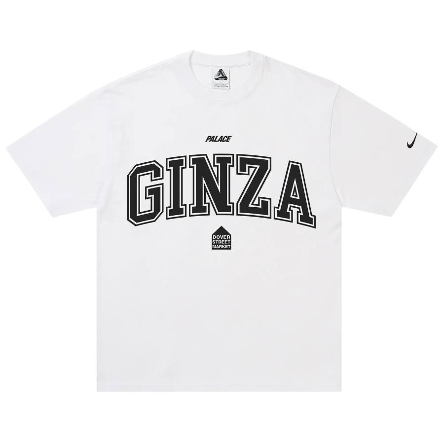 PALACE Nike T Shirts Unisex White Crew Neck Other