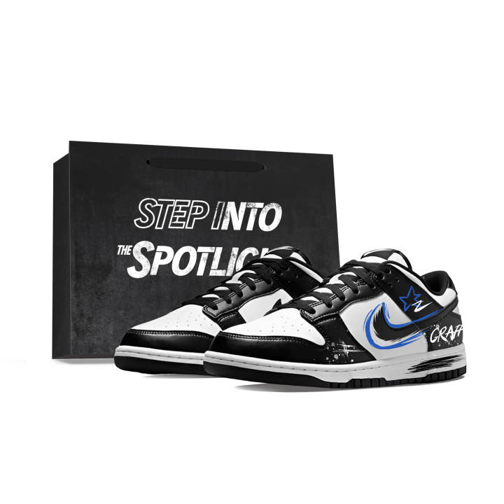 Nike Nike Dunk Skateboard Shoes Men's Low Top Black White